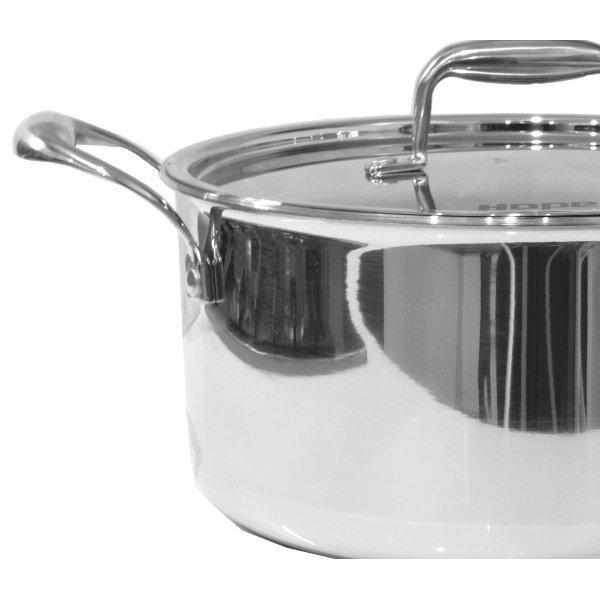 24 Cm Stainless Steel Tri-Ply Casserole-Stainless Steel Cookware-Chef's Quality Cookware