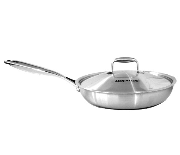 Stainless Steel Wok & Pan Set - Induction Compatible