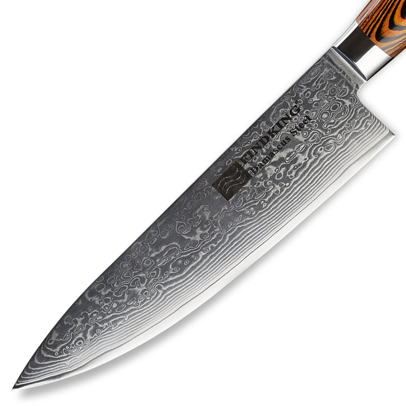 FindKing Damascus Steel Chef Knife (20cm / 8 Inches)-chef knife-Chef's Quality Cookware