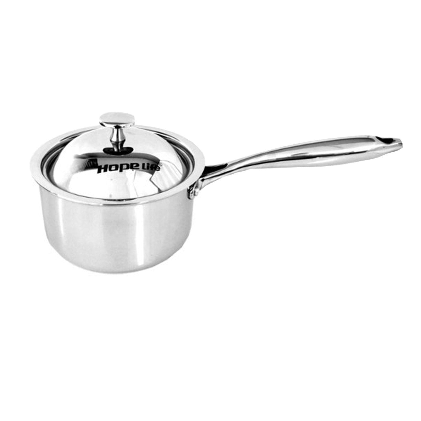 16 CM Stainless Steel Saucepan - Induction Compatible-Stainless Steel Cookware-Chef's Quality Cookware