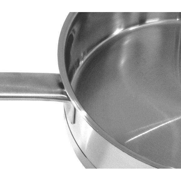 24 Cm Stainless Steel Chefs Saute Pan Induction Compatible-Stainless Steel Cookware-Chef's Quality Cookware