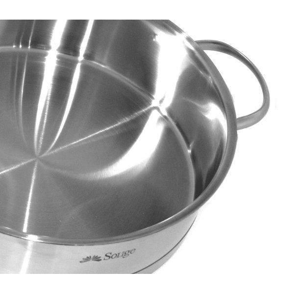 24 Cm Stainless Steel Chefs Saute Pan Induction Compatible-Stainless Steel Cookware-Chef's Quality Cookware