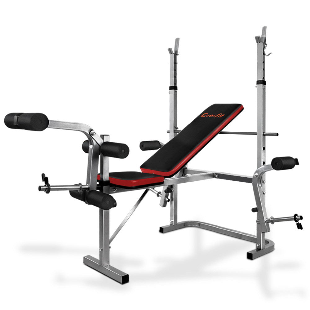 Everfit 7-In-1 Weight Bench Multi-Function Power Station Fitness Gym Equipment