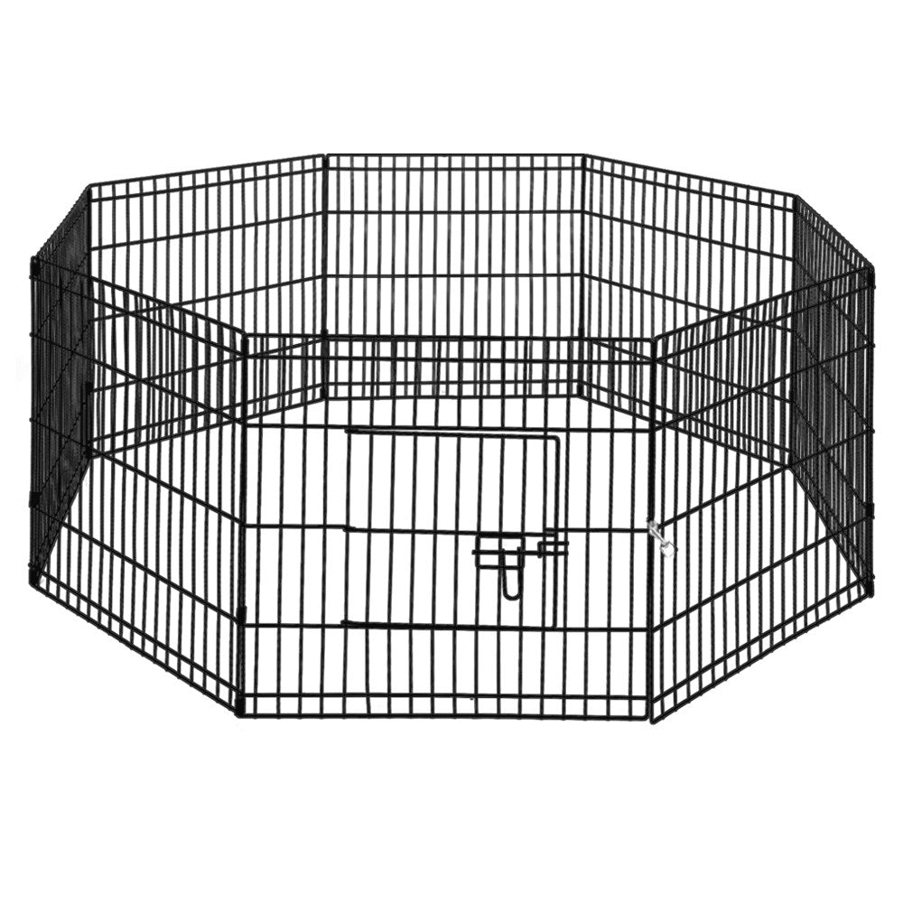 i.Pet 24" 8 Panel Pet Dog Playpen Puppy Exercise Cage Enclosure Play Pen Fence