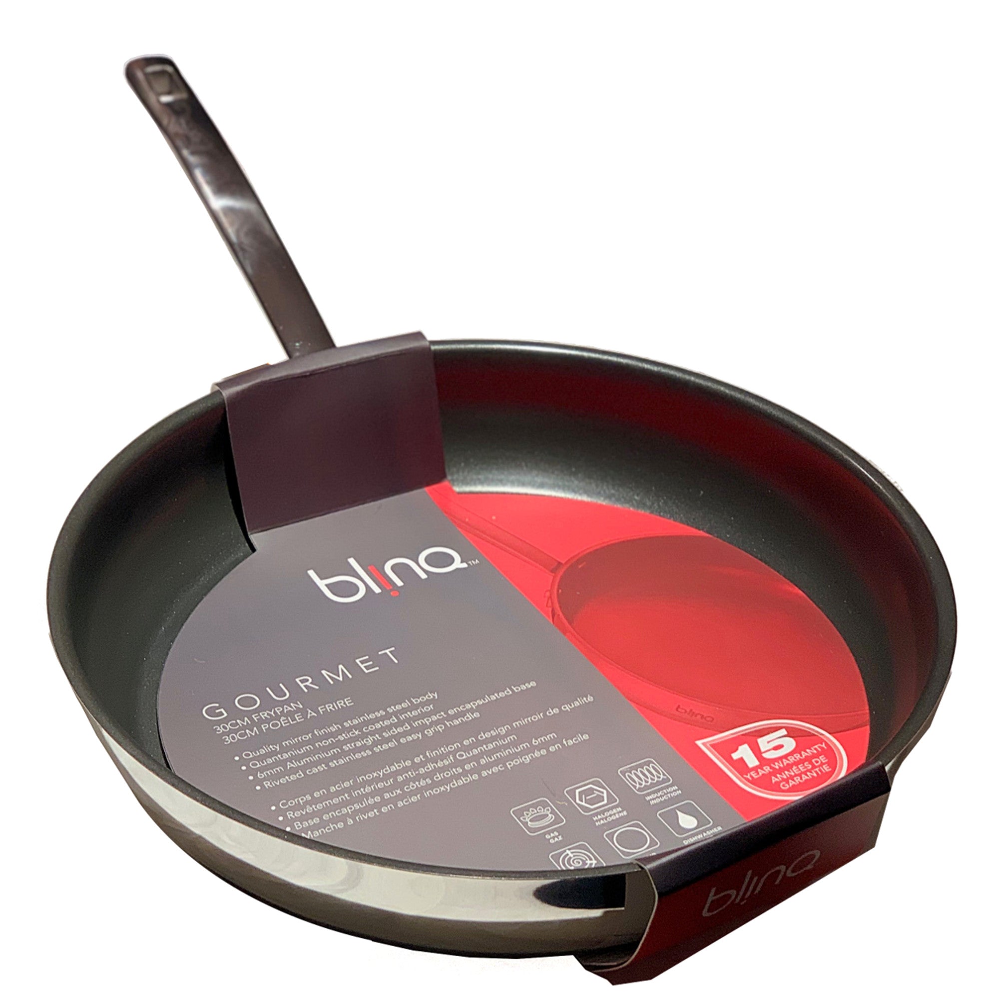 Blinq Gourmet Frying Pan 30cm Nonstick Induction Fry pan.