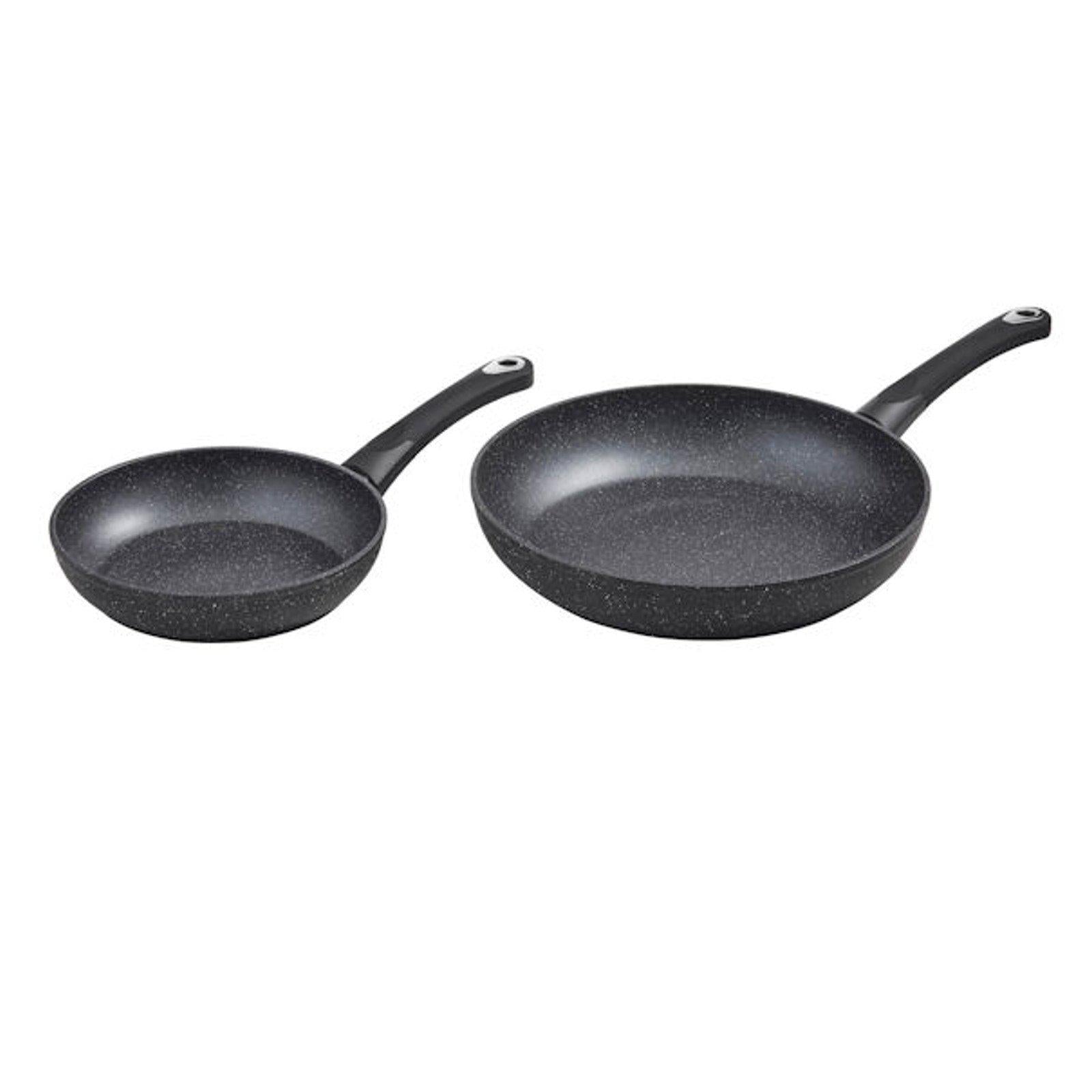 Davis & Waddell Essentials Marblon Nonsick Frypan Set 20cm & 28cm-Frying Pan-Chef's Quality Cookware