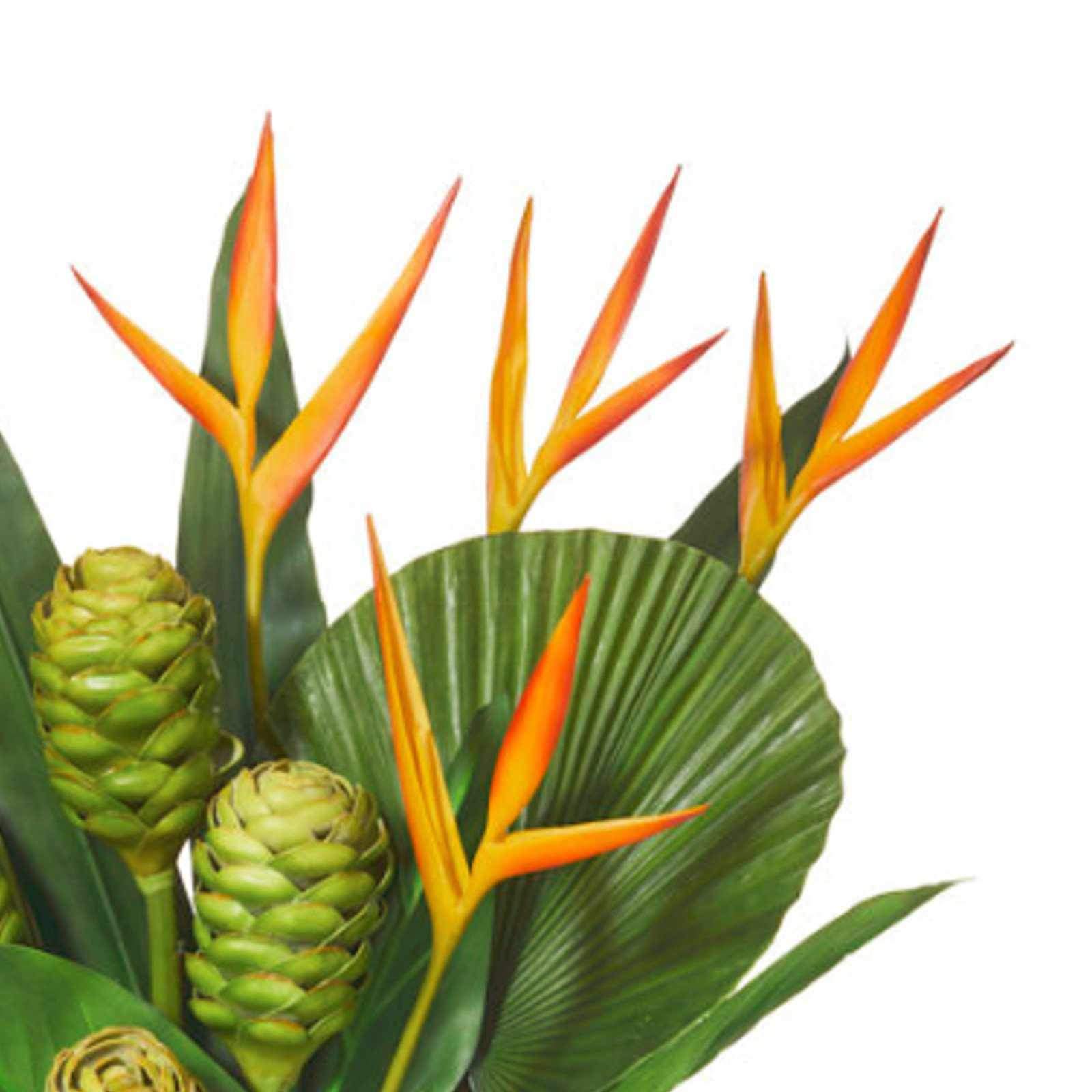 Heliconia Mix-Strata with Vase - Artificial Flower Arrangement-artificial flowers and plants-Chef's Quality Cookware