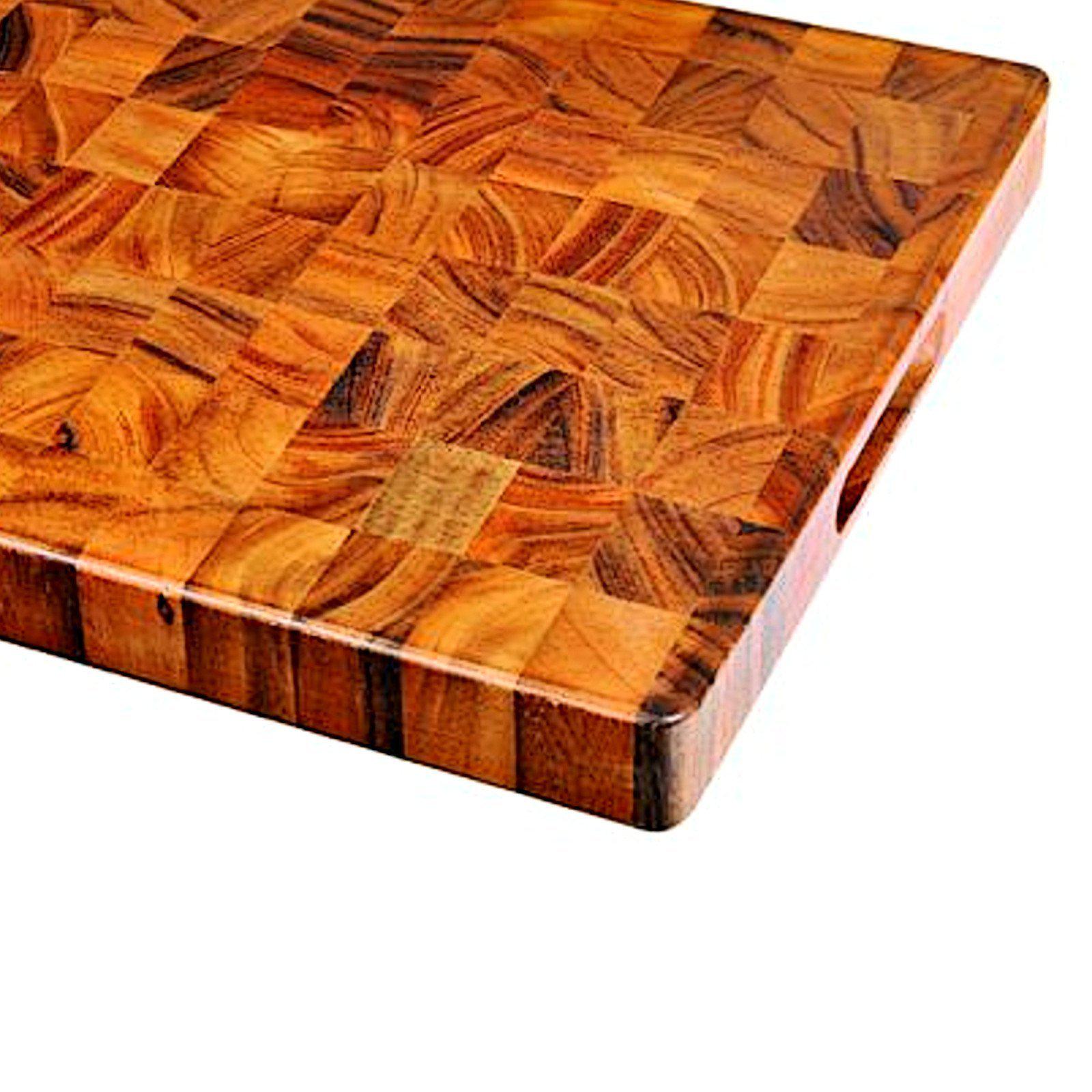 Large Acacia Wood End Grain Cutting Board-cutting board-Chef's Quality Cookware