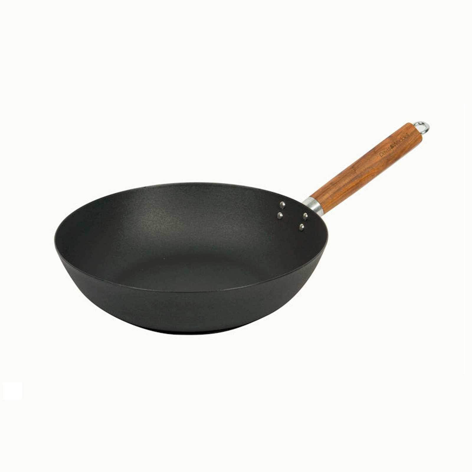 Lotus Rock Carbon Steel Wok 30cm-wok-Chef's Quality Cookware