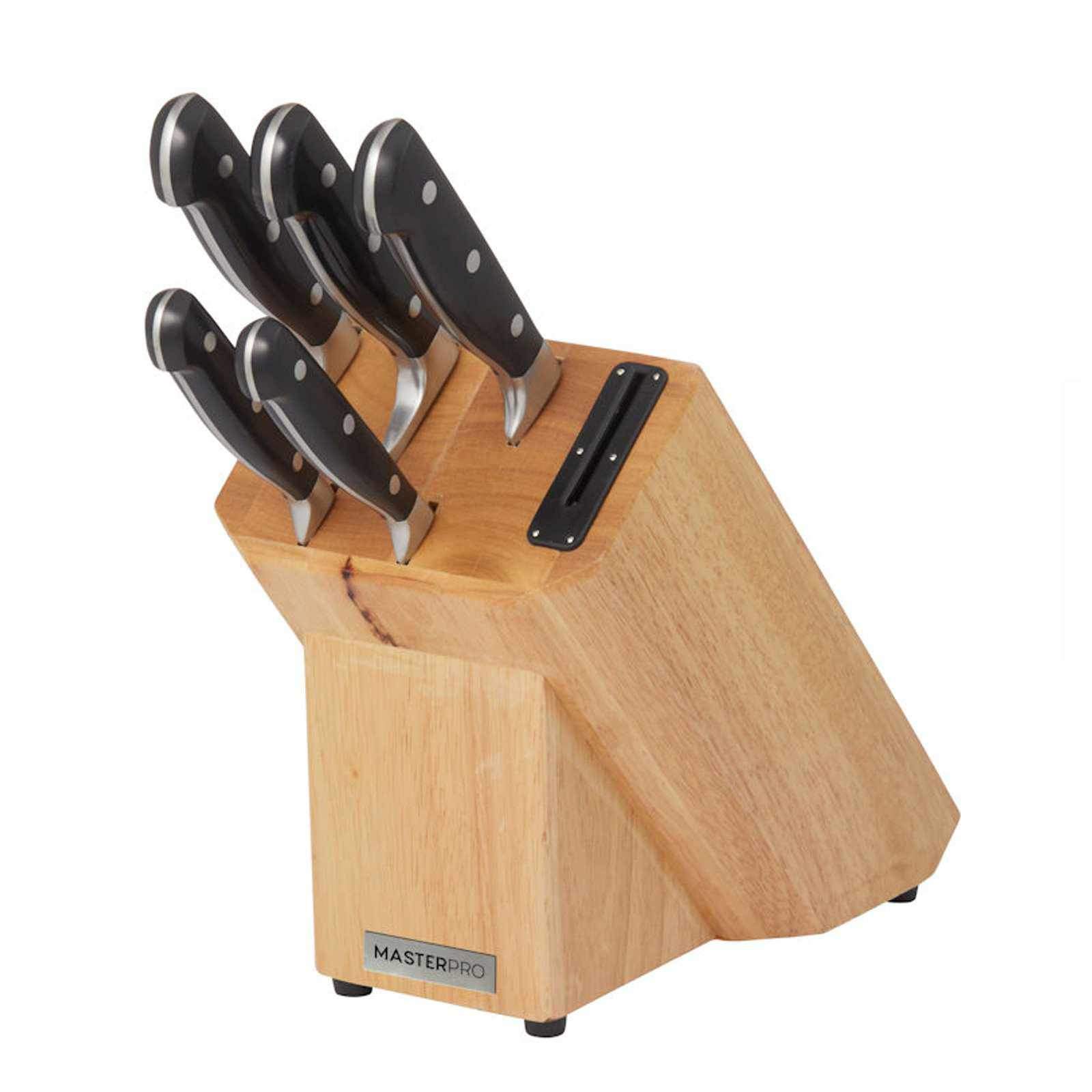 MasterPro Knife Block Set - Professional 6 Pcs Knives Set-knife-Chef's Quality Cookware