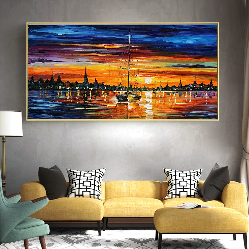 Eventide Harbour - Canvas Wall Art