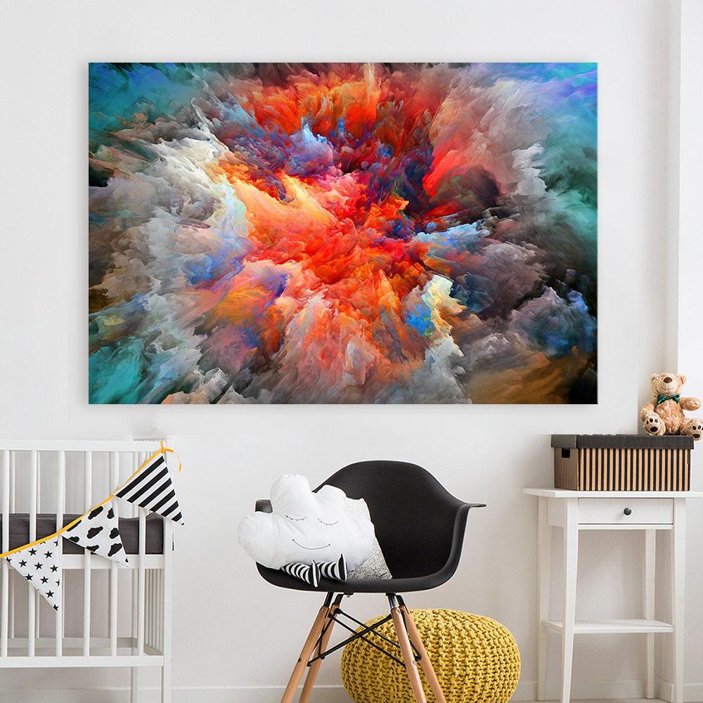 Vibrant Clouds in Bloom - Large Canvas Wall Art-wall art-Chef's Quality Cookware