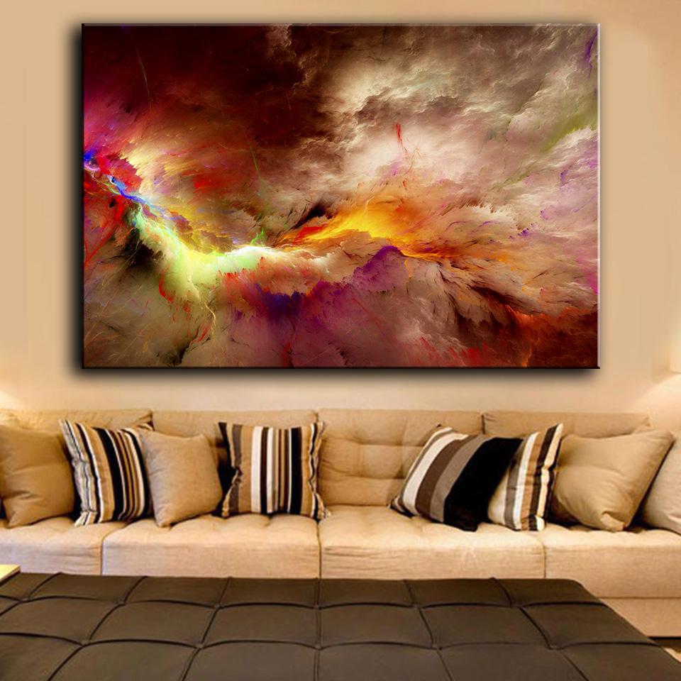 Fiery Clouds - Large Canvas Print-wall art-Chef's Quality Cookware