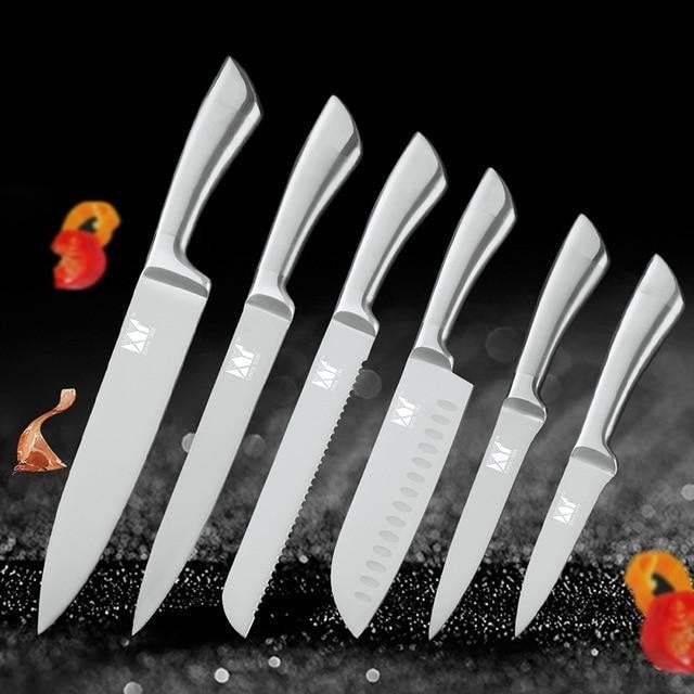 6 Piece Classic Stainless Steel Knife Set