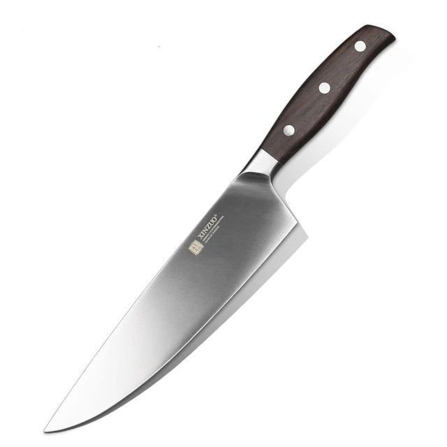 Vanadium Steel & Rosewood Kitchen Knives - 5 Piece Knife Set