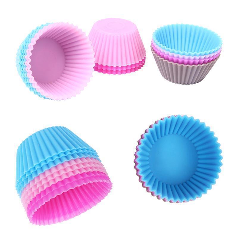 Reusable 12 Piece Mini Muffin Cup Set Made from Silicone-Muffin Cup-Chef's Quality Cookware