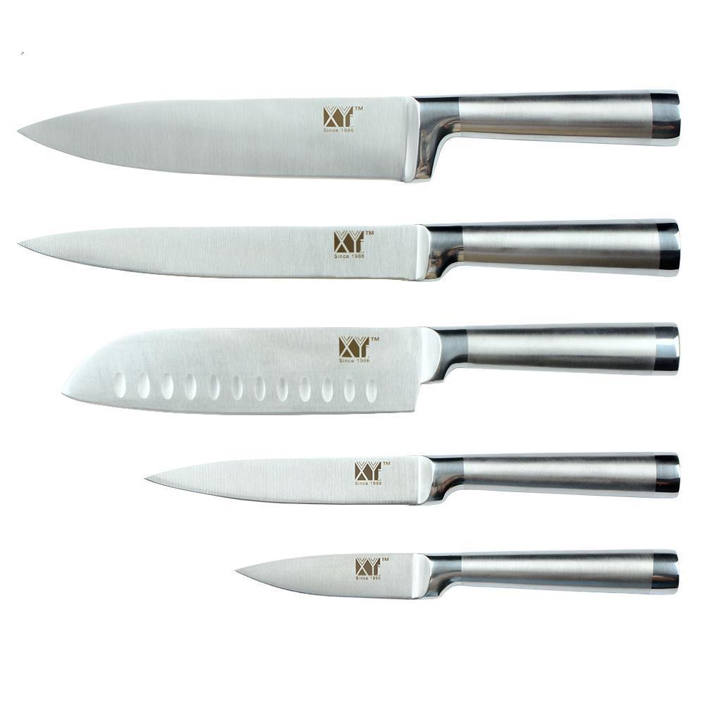 Stainless Steel Kitchen Knife 5 Piece Set-knife set-Chef's Quality Cookware