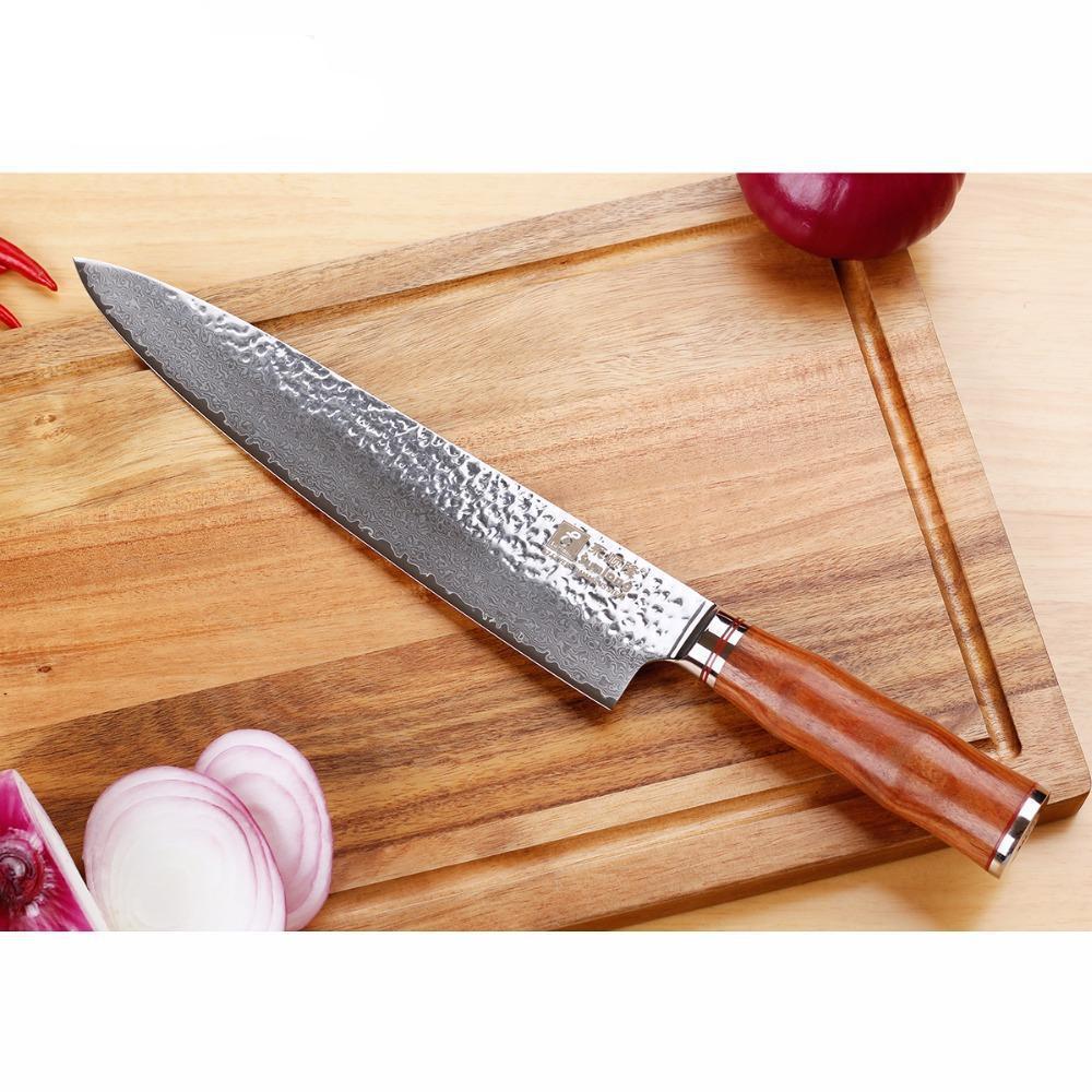 Sunlong 25cm Chef's Knife Damascus steel-chef knife-Chef's Quality Cookware